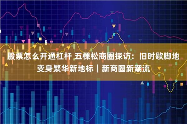 股票怎么开通杠杆 五棵松商圈探访：旧时歇脚地变身繁华新地标｜新商圈新潮流