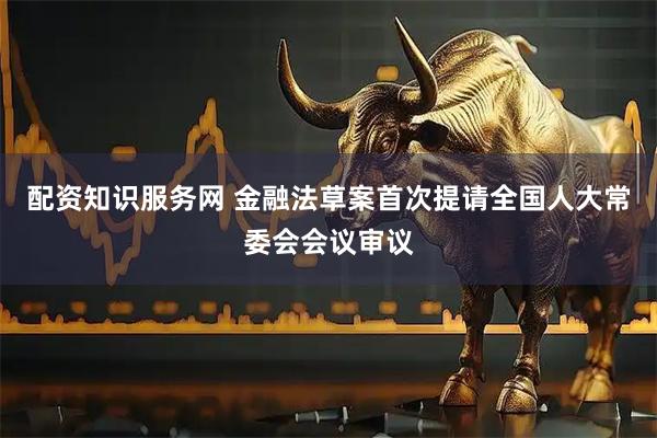 配资知识服务网 金融法草案首次提请全国人大常委会会议审议